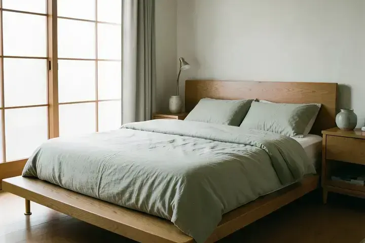 ミナト区のプラットフォームベッド